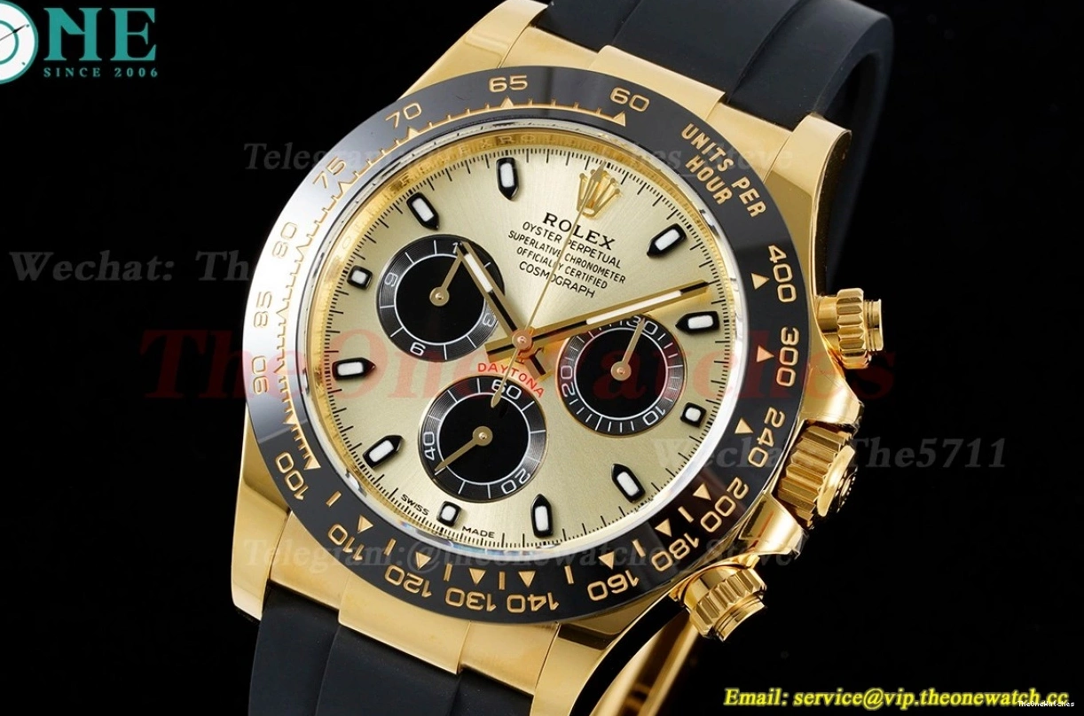YG BTF 904L Dial SA4130 V2 RU 116518 Daytona Gold 0108